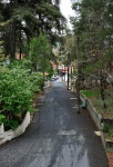 The road into the village