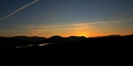 Sunset over Loch Tulla