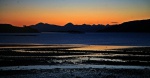 The Cuillin at sunset from Loch Kishorn
