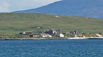 Berneray hostel from the ferry