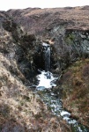 Snowy waterfall, Allt a' Choire