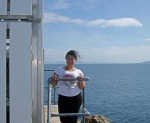 Julia at the lighthouse