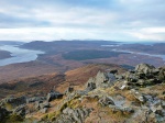 Westward view from the summit to Ardnamurchan