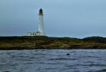 The lighthouse and a local