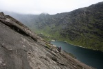 Alex and Jess on the Coruisk Slabs