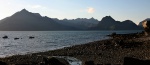 Evening view of the Cuillin from Elgol