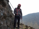Toby belaying