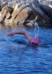 Ian swimming