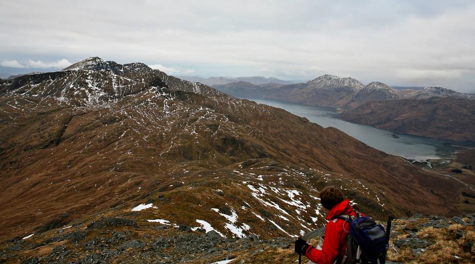 20110102-141627.jpg - Ladhar Bheinn, Loch Hourn, Beinn Sgritheall, and Barrisdale Bay