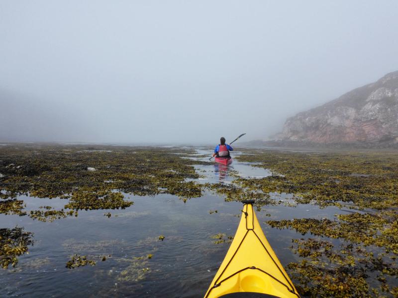 20210722-151207.jpg - Crossing the tidal beach into Crowlin Harbour