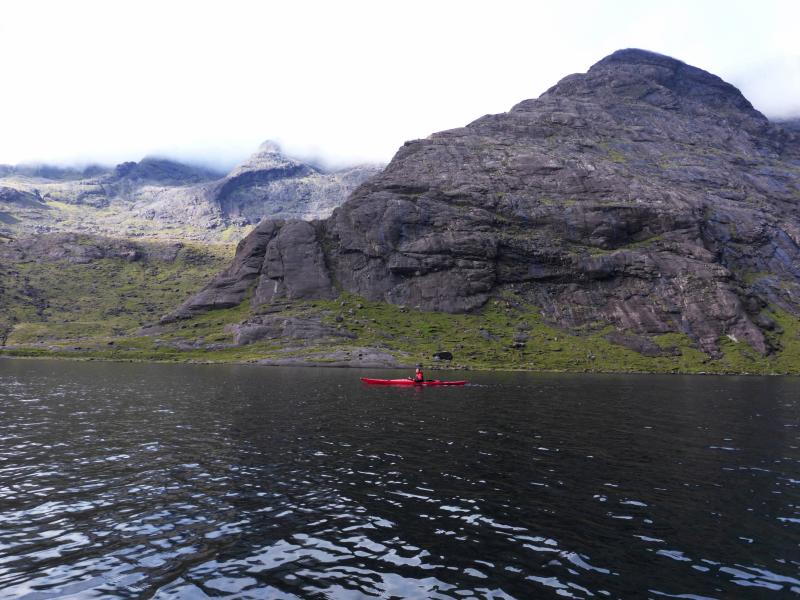 20210818-080901.jpg - Paddling below yesterday's route