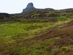 The Sgurr from the approach path